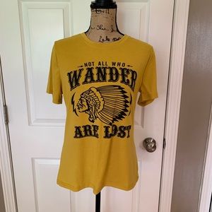 Yellow wander tee